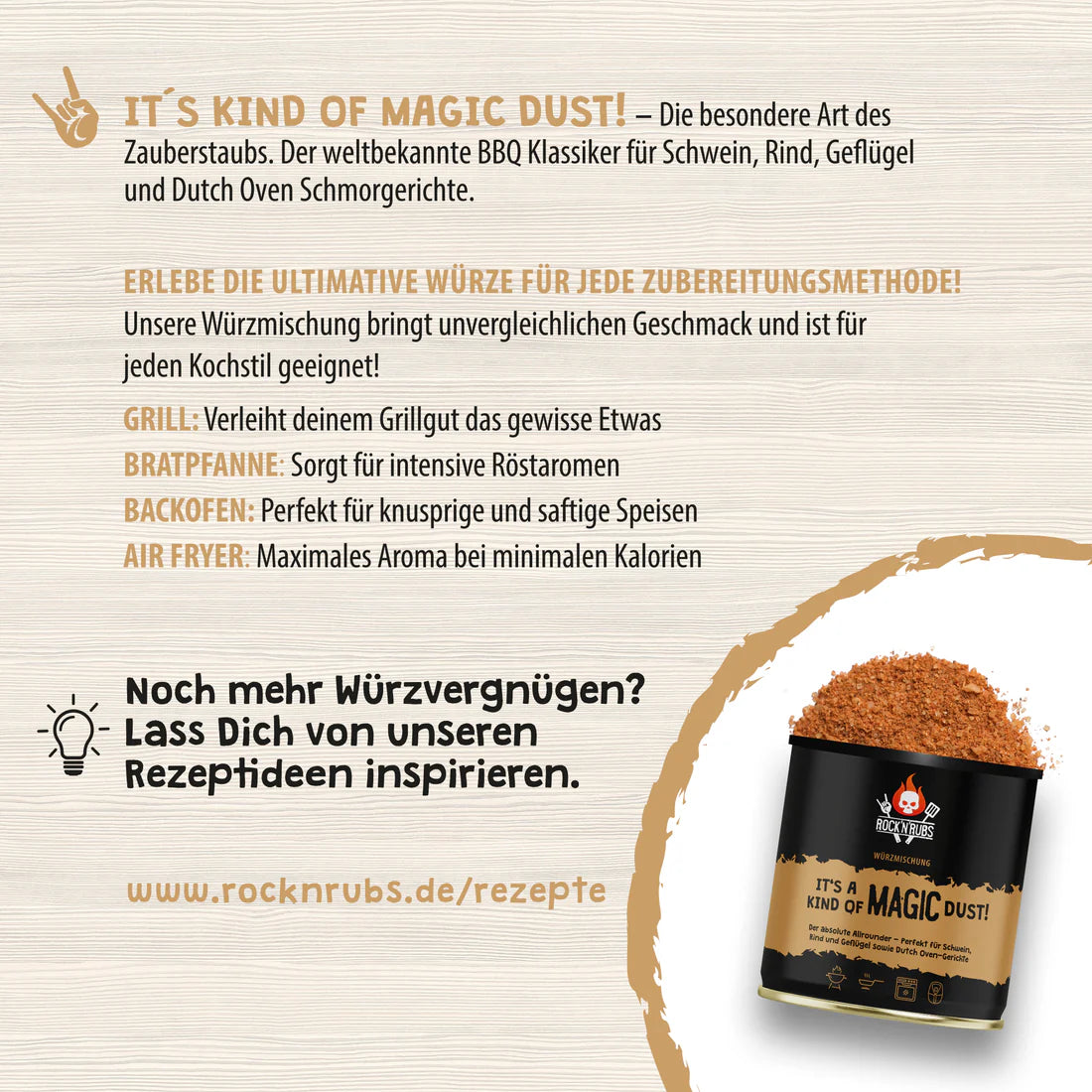 Rock´N´Rubs|Magic Dust 170g