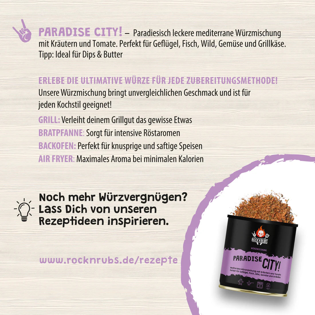 Rock´N´Rubs|Paradise City 140g