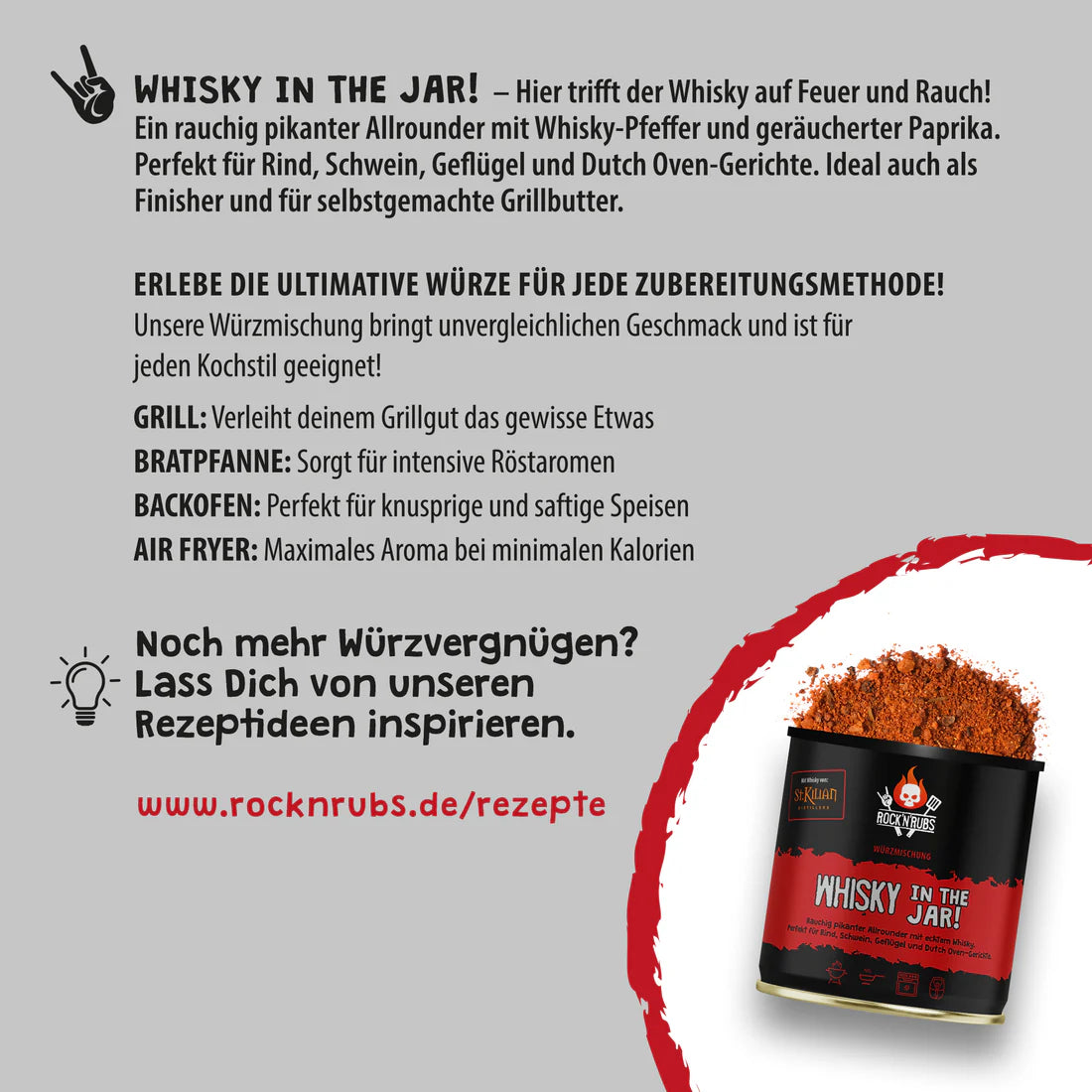 Rock´N´Rubs|Whiskey in the Jar 130g