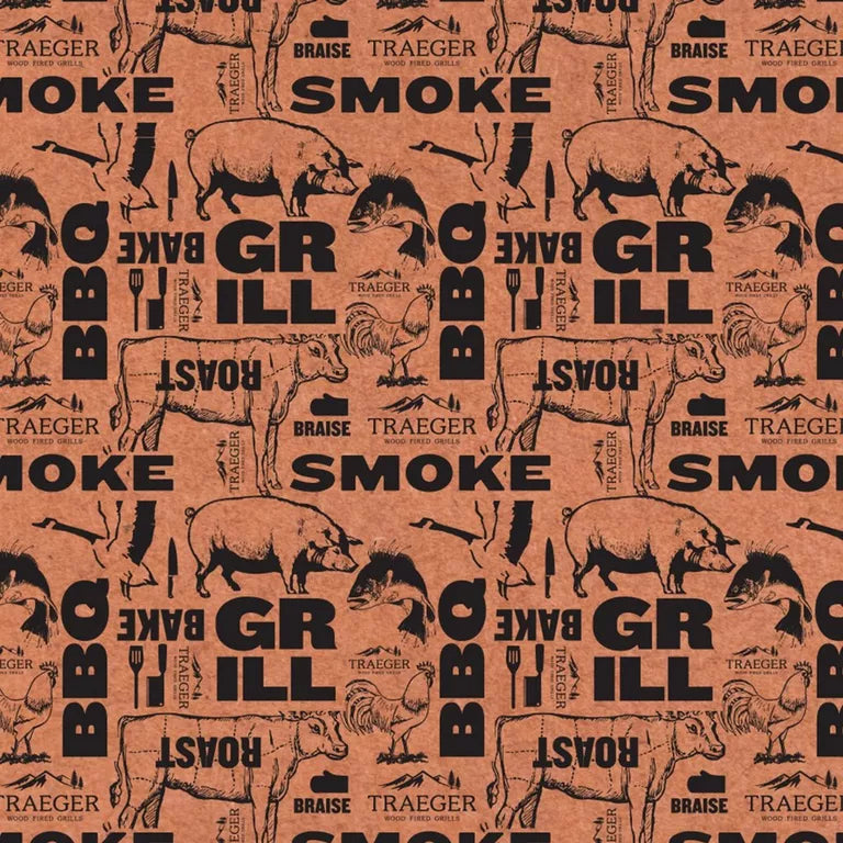 TRAEGER PINK BBQ BUTCHER PAPIER ROLLE