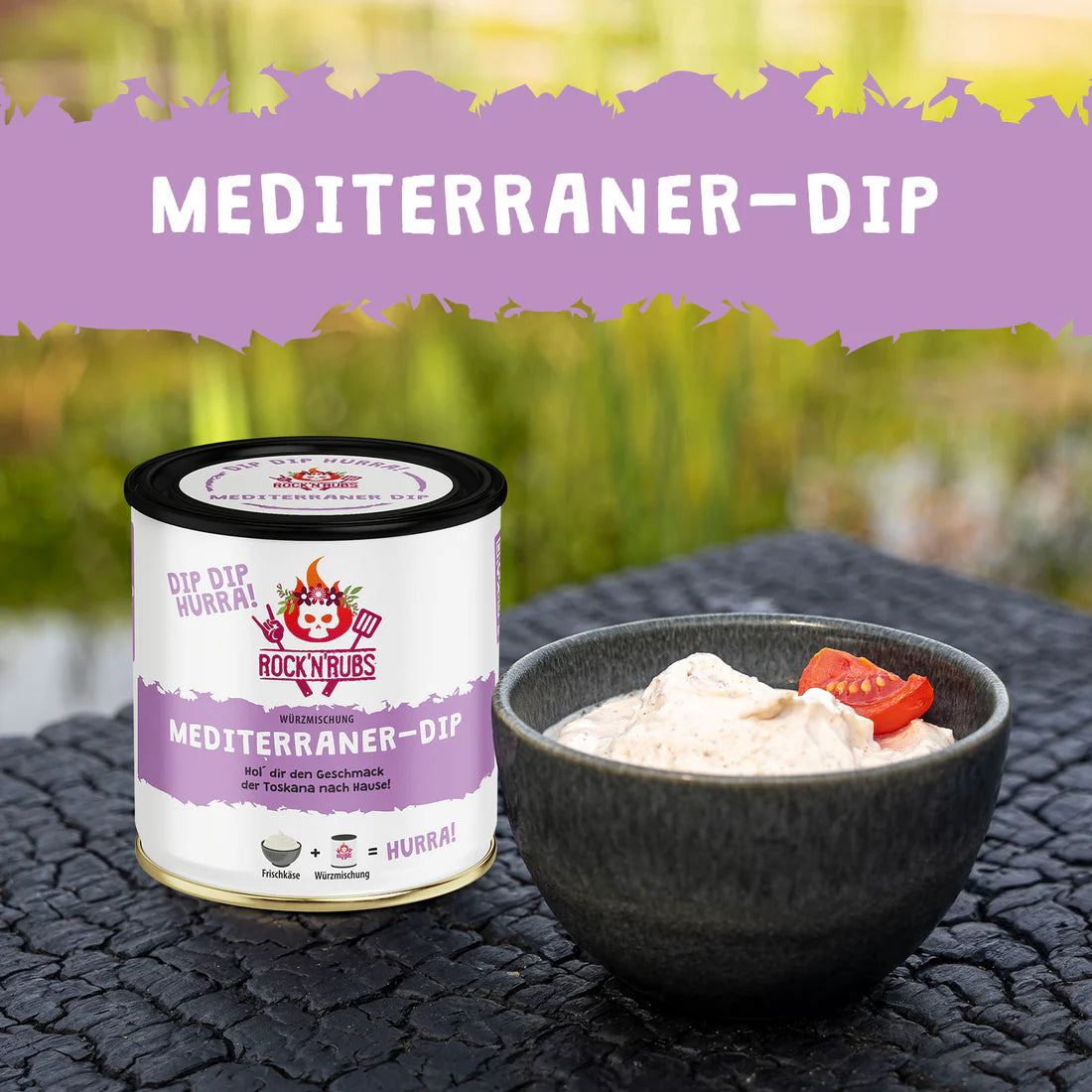 Rock´N´Rubs|Mediterraner Dip 140g