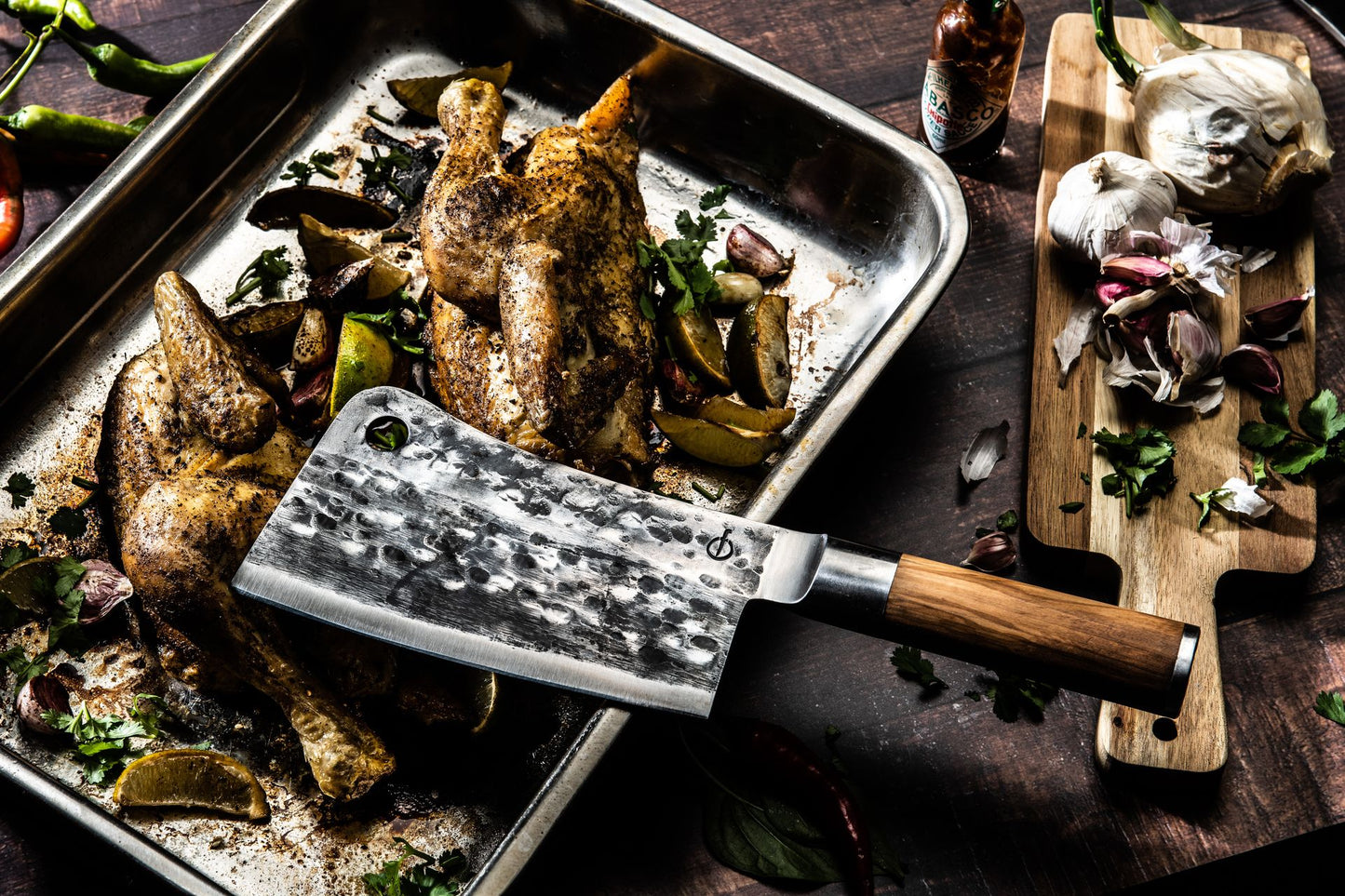 FORGED OLIVE|Asiatisches Hackmesser