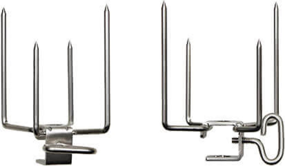 Drehspieß- Fleischgabel-Set (2 Stk)