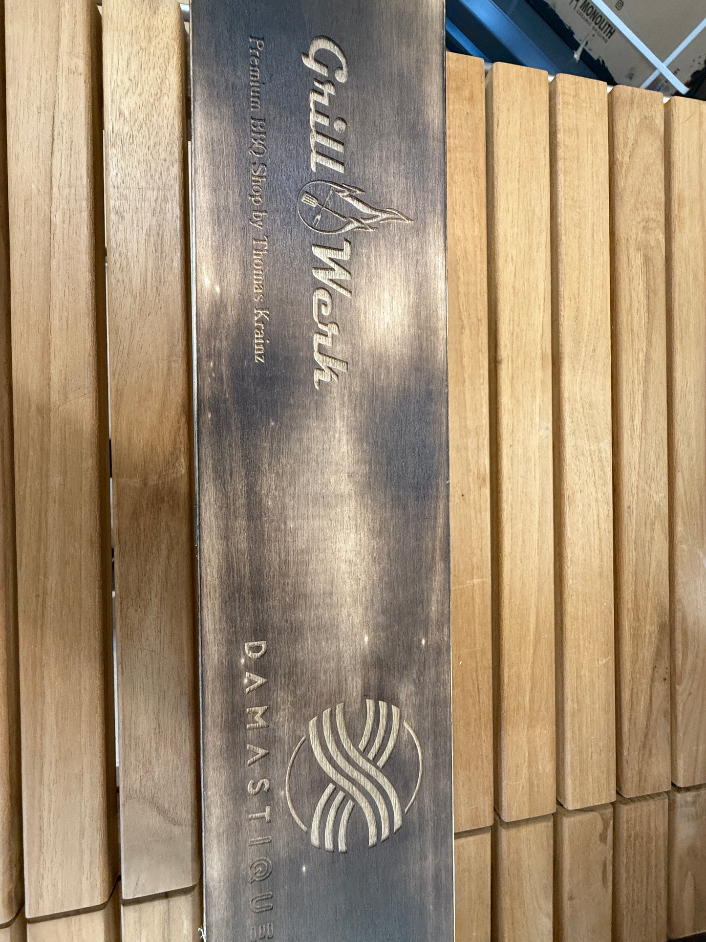Santoku Damsat Messer Blue Edition