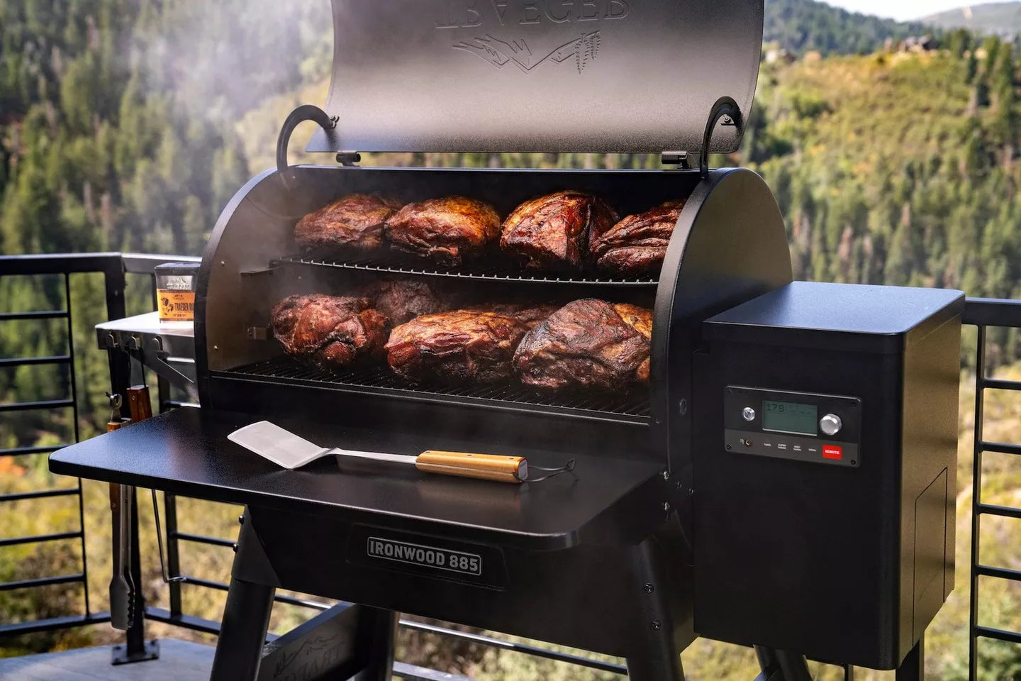 TRAEGER KLAPPBARE FRONTABLAGE - PRO 780, IRONWOOD 885