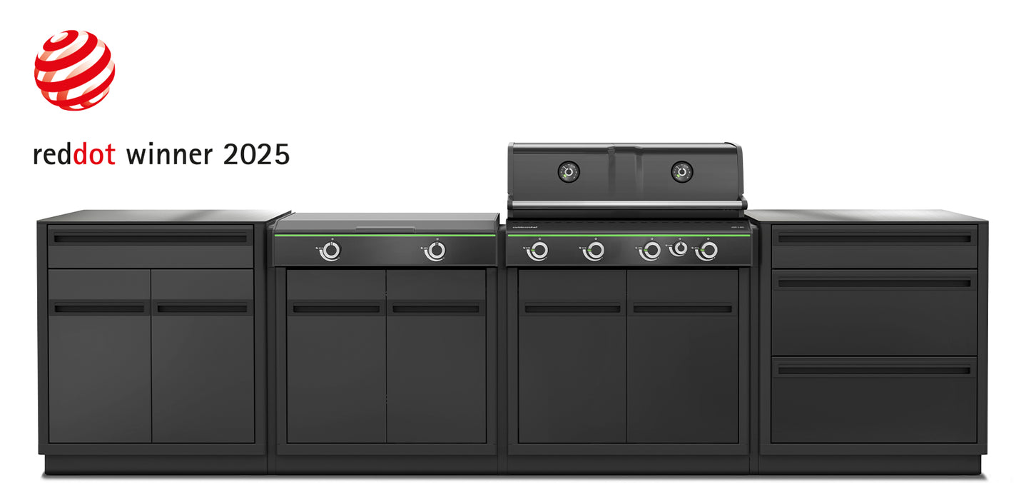 Outdoorchef Outdoorküche Heat X-515/245 Granit Arbeitsplatte Outdoorchef
