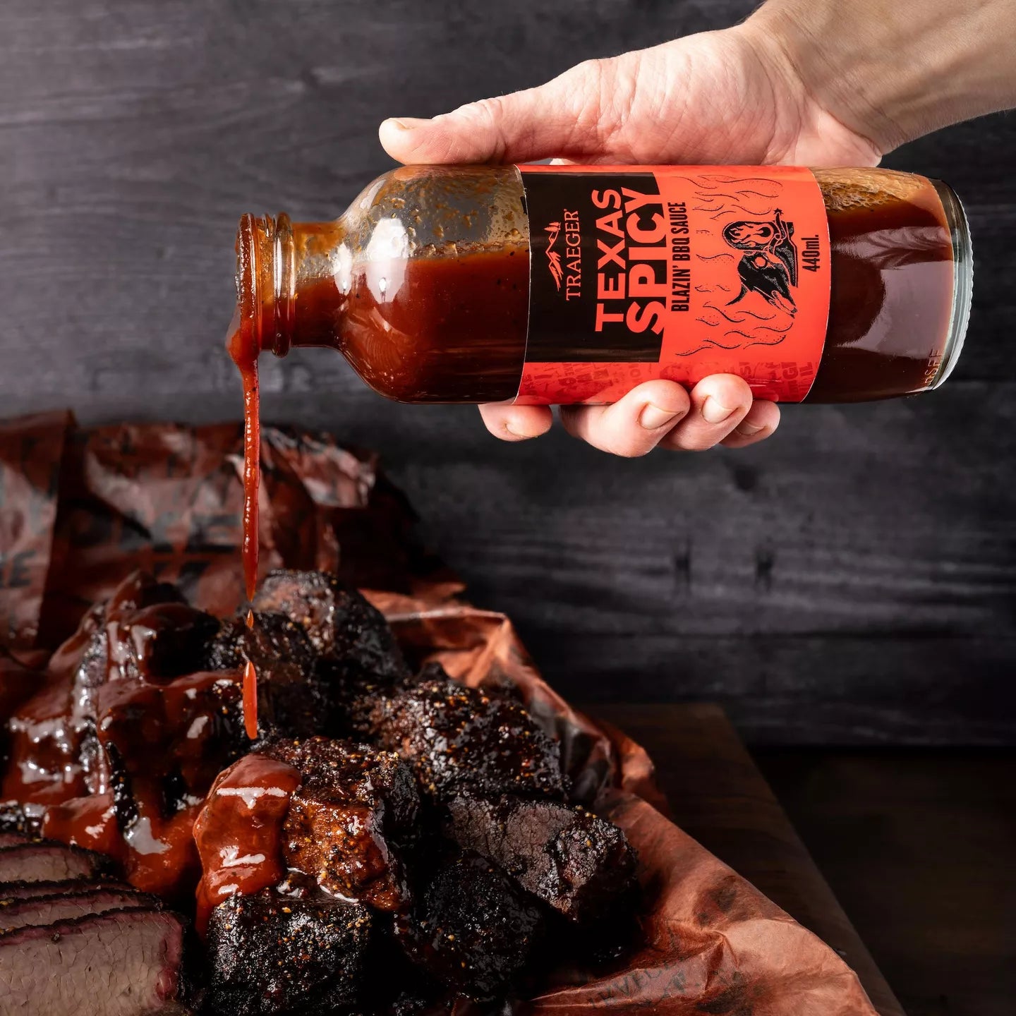 TRAEGER|BBQ SAUCE - TEXAS SPICY 440ml