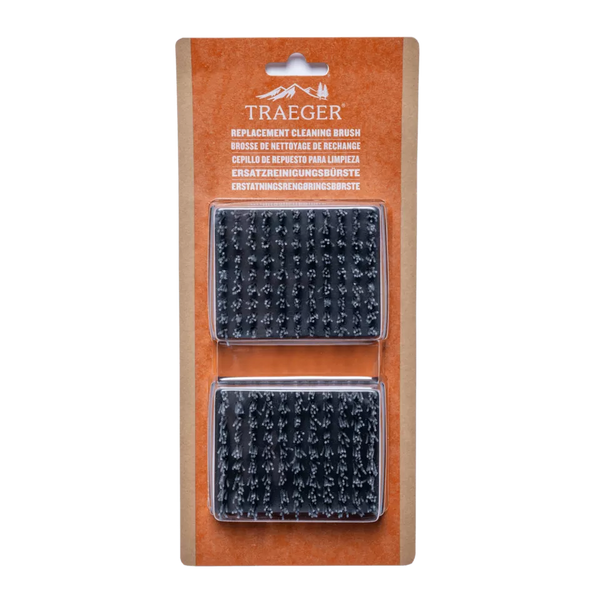 TRAEGER ERSATZ-REINIGUNGSBÜRSTENKOPF FÜR DEN GRILL (2ER-PACK)