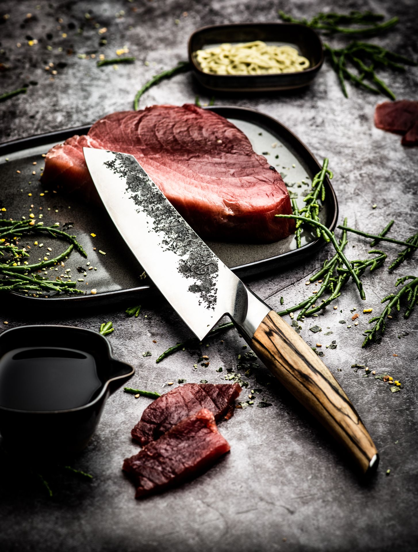 FORGED KATAI|Santoku Messer 18cm Forged