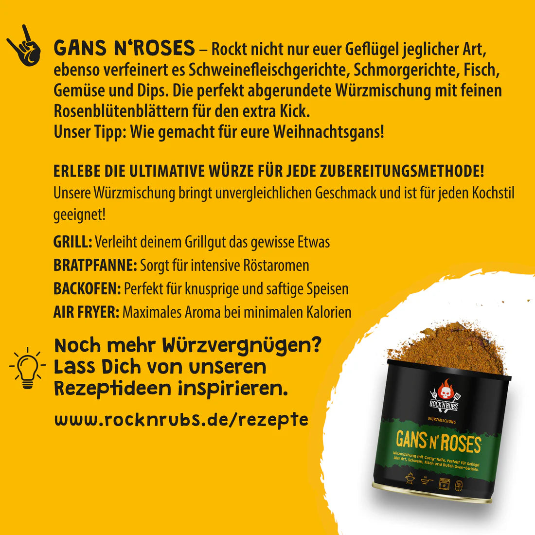 Rock´N´Rubs|Gans N Roses 140g