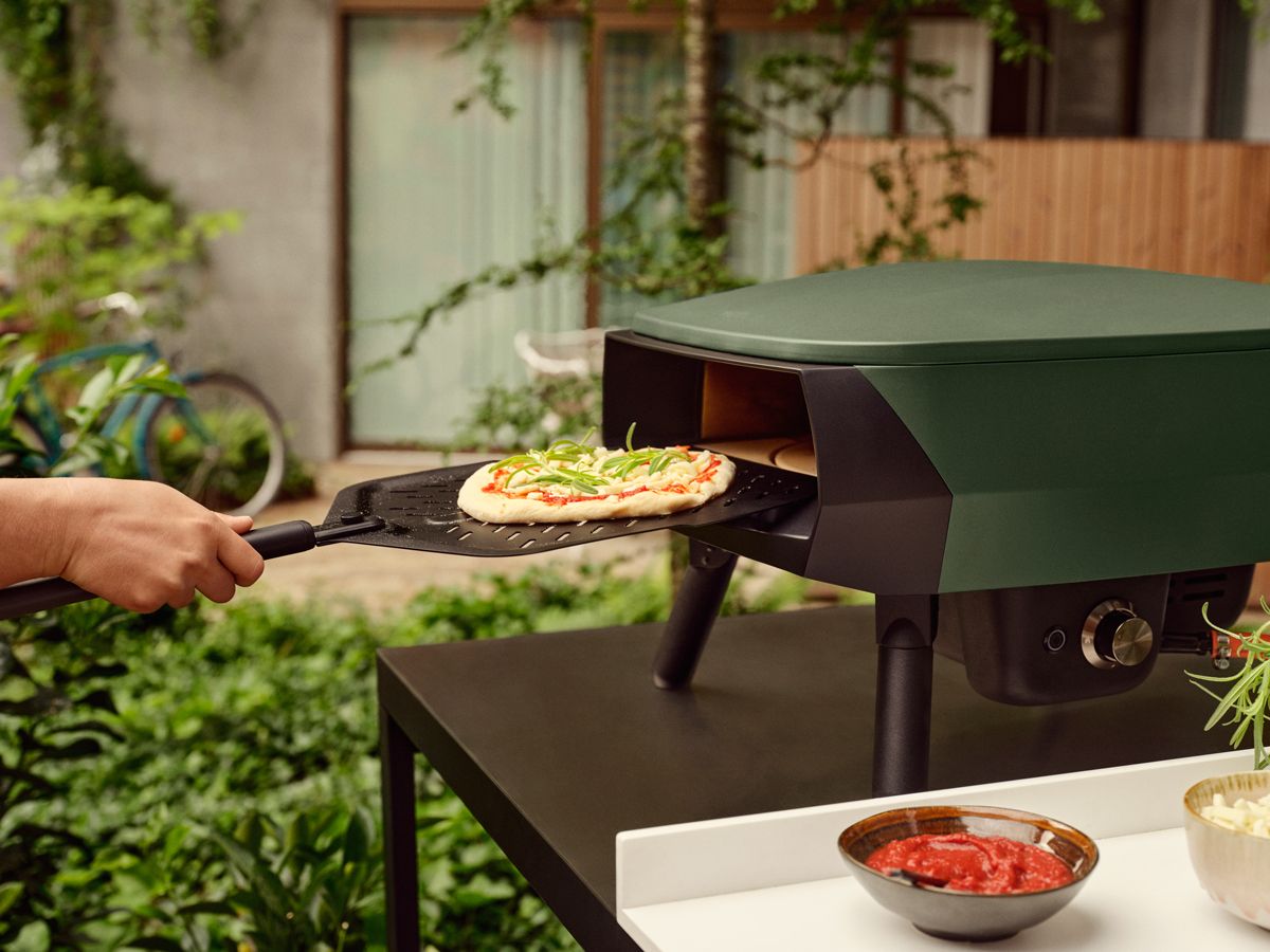 Witt|Etna Piccolo Rotante Pizzaofen 13 Zoll 1 Brenner, mat green
