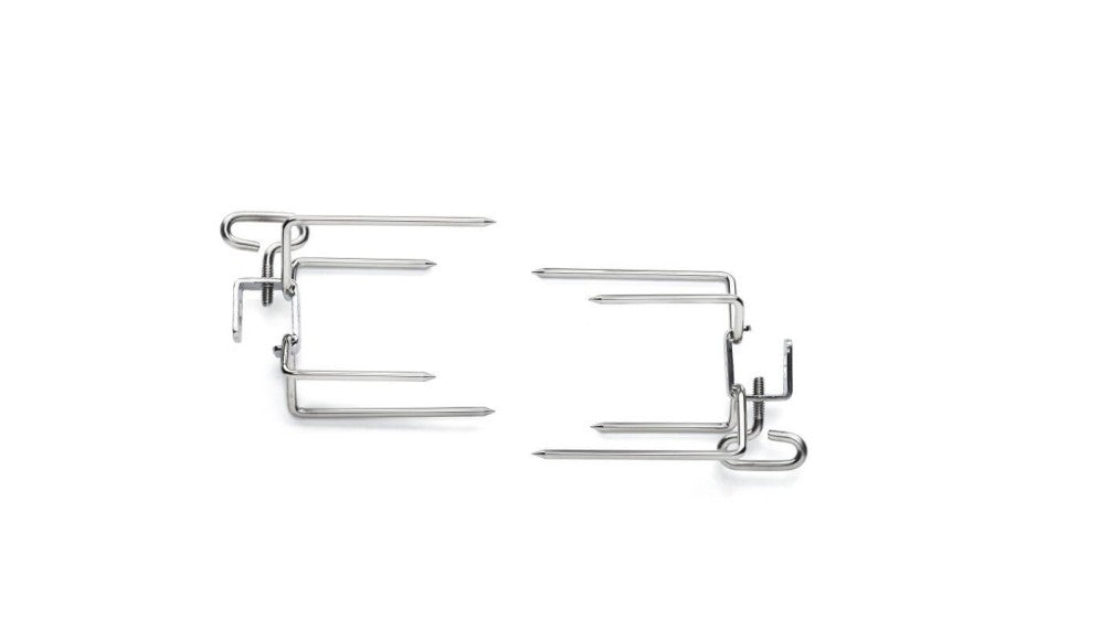 Drehspieß- Fleischgabel-Set (2 Stk)
