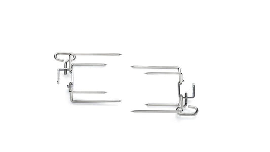 Drehspieß- Fleischgabel-Set (2 Stk)