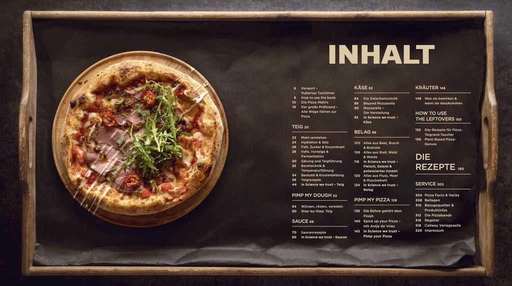 Pizza Buch „In Pizza we Crust Witt