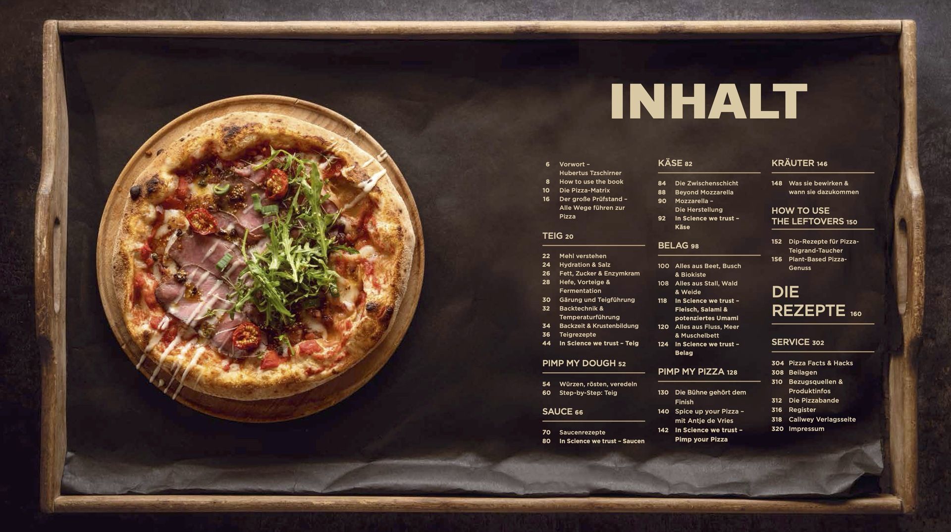Pizza Buch „In Pizza we Crust Witt