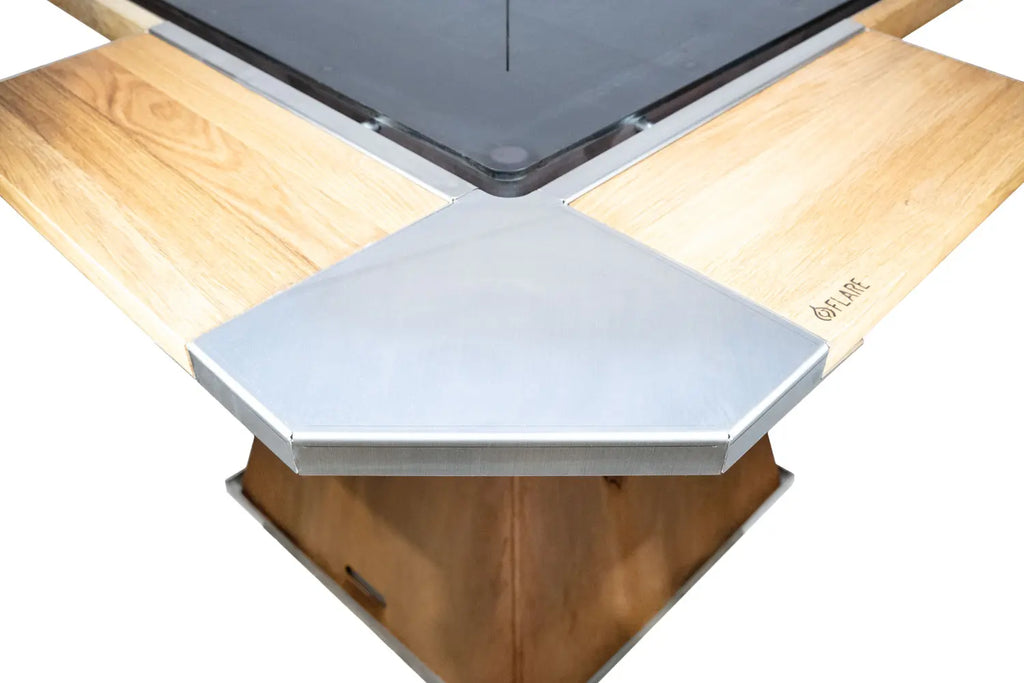 FLARE Eckverbindung f. Multibrett „edelstahl“ Flare Grill