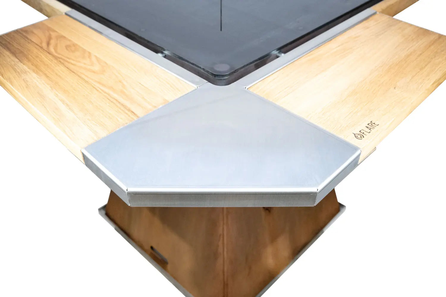 FLARE Eckverbindung f. Multibrett „edelstahl“ Flare Grill