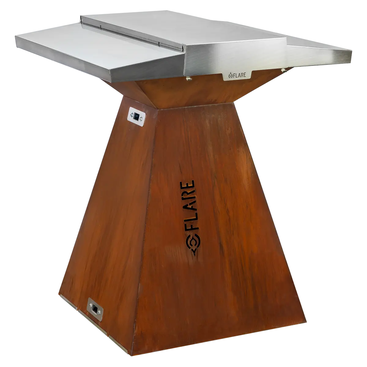 FLARE Grillabdeckung 80 „edelstahl“ Flare Grill
