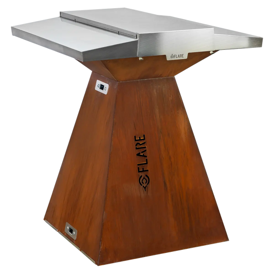 FLARE Grillabdeckung 80 „edelstahl“ Flare Grill