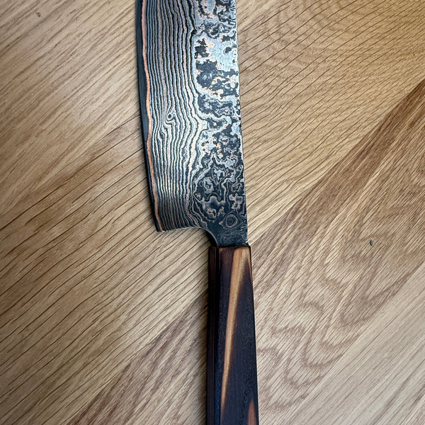 Santoku Kupfer-Damsat Messer