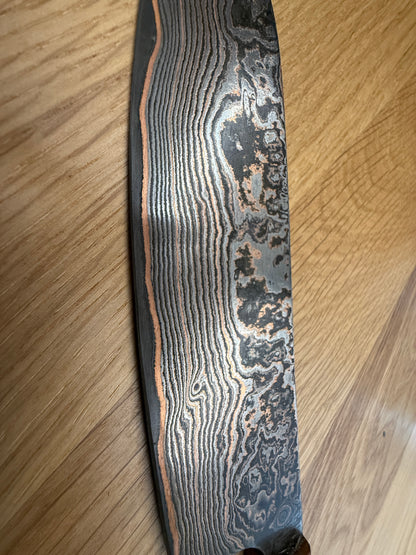 Santoku Kupfer-Damsat Messer