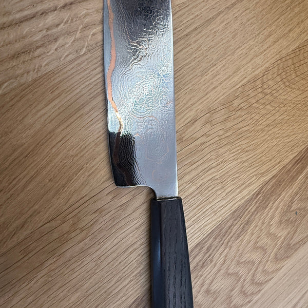 Santoku Kupfer-Damsat Messer Shiny