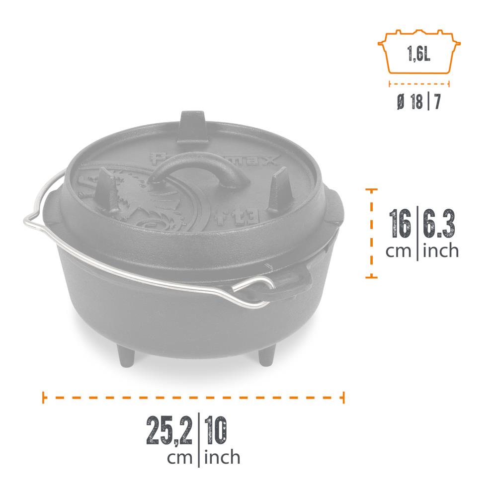 Petromax Feuertopf ft3 (Dutch Oven) Petromax