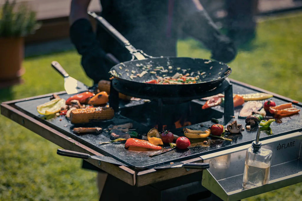 FLARE Grillaufsatz Ø 35 cm „stahl“ Flare Grill