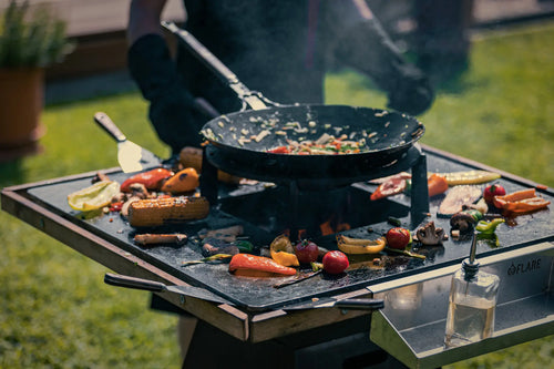 FLARE Grillaufsatz Ø 35 cm „stahl“ Flare Grill