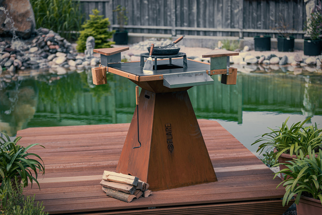FLARE 80 original CORTEN Flare Grill